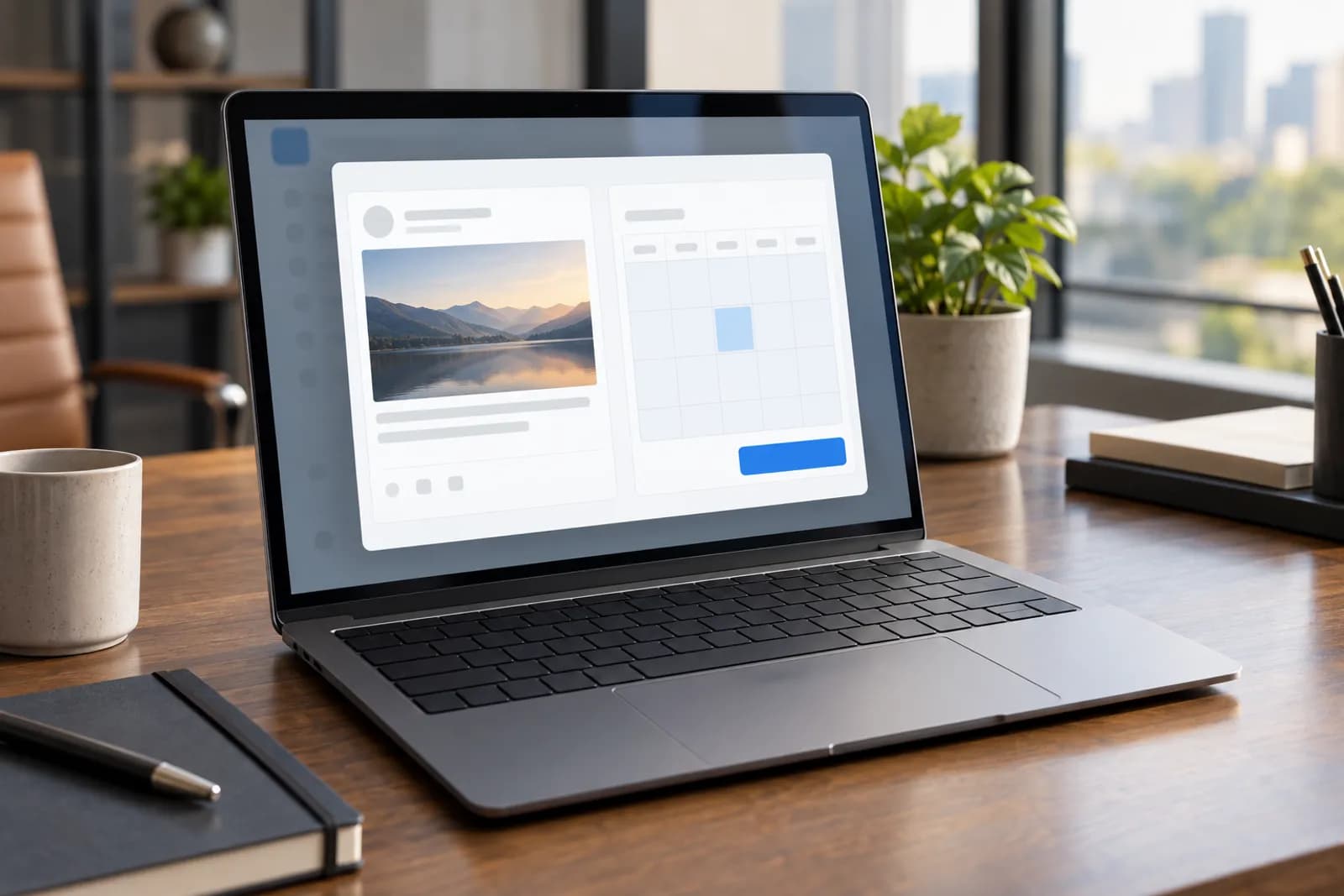 Scheduling a LinkedIn post